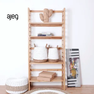 Haruko Wooden Bookshelf and Display Shelf